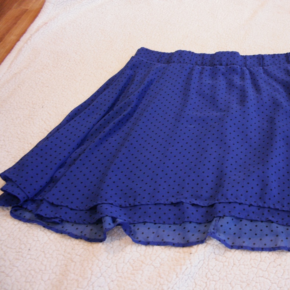 Torrid Polka Dot Blue and Black Size 24